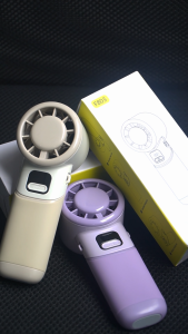 Dreepor Foldable Mini Turbo Refrigeration Cooling & Rechargeable Handheld Fan w/ High-Speed Motor & 100 Speed Levels