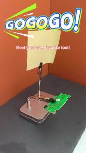 2pcs Multi-purpose Magnetic Helping Clips Hands Flexible Arm PCB Clamp Soldering Welding Third Hand Repair Desktop Holder