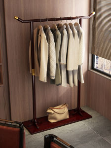 Floor-standing Solid Wood Indoor Coat Rack New Style Clothing Storage Wonder Office Room Accessory Bag Hanger Organizer