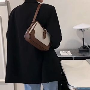 Kstyle Women Elegant Premium PU Leather Retro Fashion Crossbody Bag Shoulder Bag Sling Bag Travel Casual Handbag Beg Wanita Murah Cantik- 9803