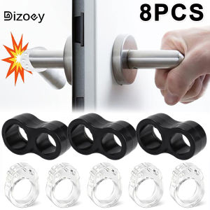 ผลิตภัณฑ์เฉพาะในการป้องกันเฟอร์นิเจอร์ติดผนังการชนลูกบิดประตูกลมที่กั้น 8/4ชิ้น