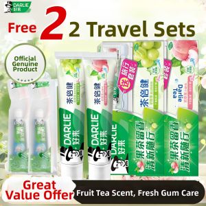 Darlie | Tea and White Peach Flavor Breath Freshening Fluoride Toothpaste