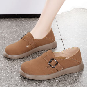 Retro Full Wrap Birkenstock Womens Shoes 2025 New Autumn Large Size Wide Foot Fat Two Wear Single Bean Shoes