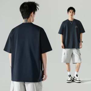 Wood soon | American Street Cotton Round Neck Loose Summer Casual T-shirt