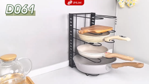 Kệ để xoong nồi 8 tầng thông minh – gấp gọn tháo lắp linh hoạt cho bếp hiện đại GN84