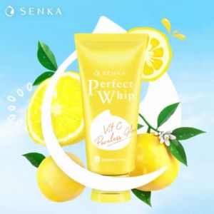 Sữa Rửa Mặt SenKa Perfect Whip Vit C (100g) Sáng Mịn Mờ Thâm Chính Hãng