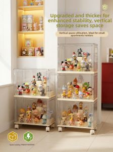 AMU·PIGGY | Transparent Organizer Display Shelf