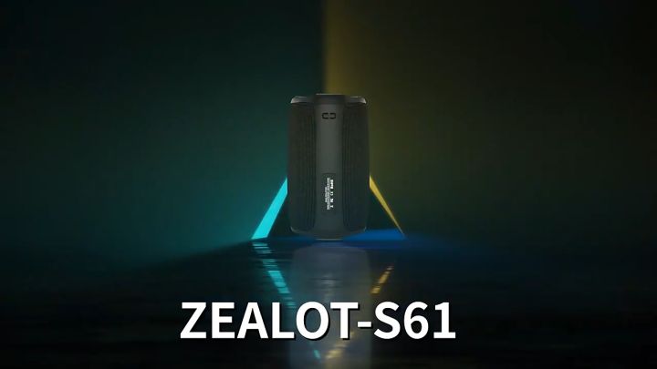 ZEALOT Bluetooth Speaker, IPX6 Waterproof Wireless Speaker, Outdoor Portable Speakers with Bluetooth 5.0, 30H Playtime, RGB Light, Dual Pairing for Home, Party