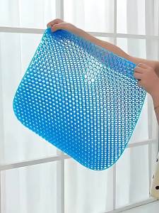 Soft Silicone Seat Cushion Honeycomb Design Double Thick Cushion Pressure Relief Breathable Pad Car Seat Office Chair Cushion