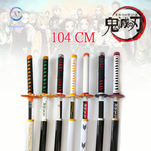 104cm Demon Slayer Katana Toy Swords kimetsu no yaiba Anime Cposplay Sword Toy Gifts for Friend A Variety of Styles