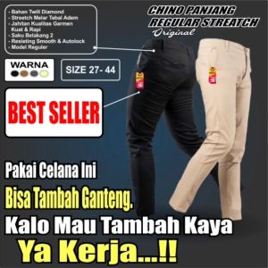 CELANA PANJANG PRIA CHINO REGULER STREACH PREMIUM