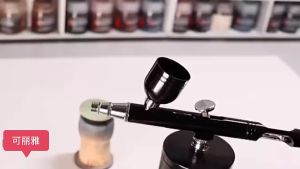 0.3mm Airbrush Spray Gun Replacement Accessory with 10ml Capacity Cup For Oxygen injector Nail art Cake decor