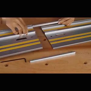 1 Set Aluminum Alloy T-Slot Profile Connectors Router Table Fence Rail Brackets Woodworking Tool Set for DIY Workbench & Fence