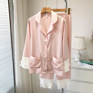 Comfortable & Stylish Long Sleeve Pajamas for Women: A Spring & Fall Homewear Suit