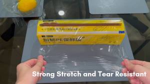 Cling Film 30cm x 300meters – Food Grade Plastic Wrap Food Wrap With Cutter for Kitchen & Food Storage