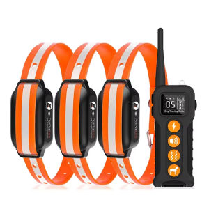 1000M Electric Shock Collar for 1/2/3dogsWaterproof Dog Training Collar Rechargeable Dog Anti Bark Collar for All Size Dogs