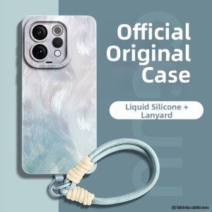 Silicone Shockproof Phone Case with Lanyard and Mirror Stand
