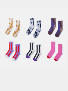happy nocnoc | Colorful Dopamine Stripes Graded Socks