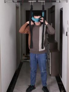 Cervical Neck Traction Belt Hanging Neck Stretching Cervical Spondylosis Treatment Device Cervical Spine Orthosis Traction Frame