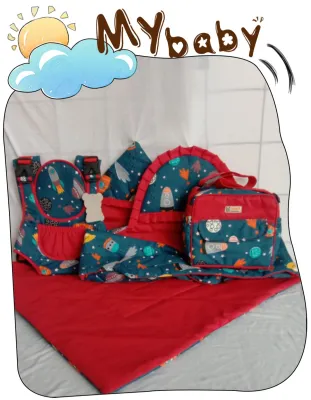 paket hemat (3 in 1) gendongan dan tas perlengkapan bayi