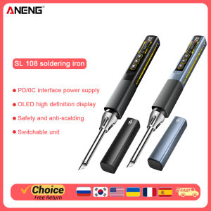 ANENG | ANENG SL108 96W Smart Soldering Iron PD/QC Fast Heating Adjustable Temp 200-450°C Portable Welding Station