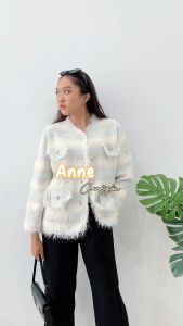 ELYCLOTH | ANNE CARDIGAN | CARDIGAN RAJUT WANITA PREMIUM FURY KNIT