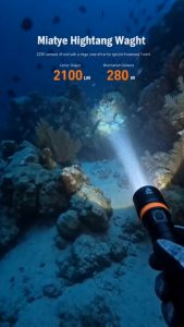 SUPERFIRE DL01-S Scuba Diving Flashlight Waterproof Professional LED Flashlight Underwater Deep 100M Torch Dive LED Light Super Bright 2100lm