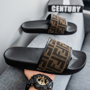 Mens Summer Outdoor Wear Anti-Slip Wear-Resistant Large Size Casual Sandals Sports Leisure Beach Slippers Comfortable Rubber