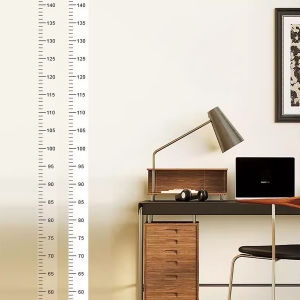 Yolanda【มีสินค้าในสต๊อก】 ที่วัดความสูงเด็ก สติ๊กเกอร์ส่วนสูง แบบติดผนัง ยาว 2 m สีขาว/สีใส Height sticker