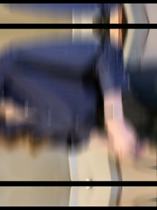 Korean V-neck Long Sleeve Shirts For Women Loose Striped Business Tops