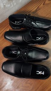 Mjc Indonesia Sepatu Kerja Formal Pantofel Hitam Slip on Pria
