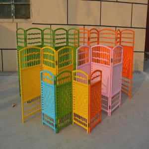 Eco-friendly Perforated Foldable Room Divider Small Screen