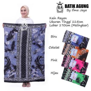 Sarung Batik Wanita Motif Mbak Santri Bisa Pilih Warna