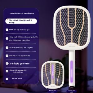 RAINBOW LAFFAIR | Dụng Cụ Đánh Muỗi Điện Có Tính Năng Sạc
