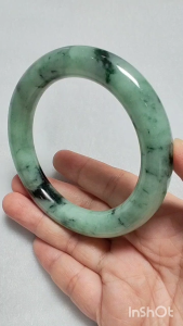 Grade A Jadeite Jade Bangle Green Color 56.7mm - FC-SZ-062