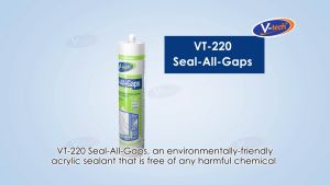 V-tech VT-220W Seal-All-Gaps (Acrylic Sealant) (450gm)