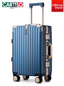 CARTELO | Aluminum Framed Universal Spinning Wheels Large Capacity 20 inch Suitcase