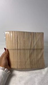 มีดไม้ใช้แล้วทิ้ง ขนาด20ซม. (แพ็ค100ชิ้น)