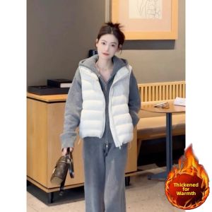 Fashion Elegance New French Designed Thickened Vest