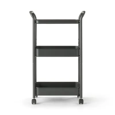 MUJI Steel Pipe Wheeled Rack