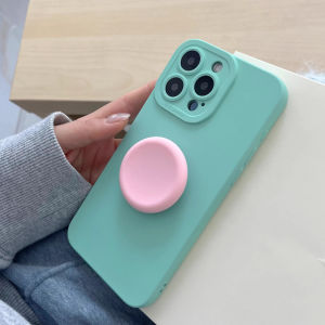 Mint Green Skin-Like Protective Phone Case for Xiaomi 14 Ultra Full Cover Lens Protection Pure Color Anti-Fall for Women