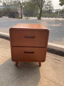 ตู้หัวเตียงมินิมอล ตู้ไม้สักน่ารักๆ