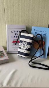Disney Donald Duck Striped Cylinder Phone Crossbody Bag Adjustable Strap Synthetic Leather Mini Shoulder Bag