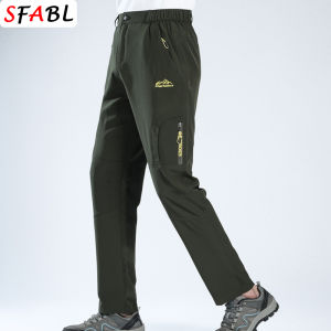 New Climbing Trekking Pants Men Outdoor Quick Dry Trousers Men Breathable Pants Men Hiking Camping Gym Fitness Sports Pants Men