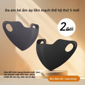 MONLEYTA | Khăn mặt bảo vệ chống gió lạnh mùa thu đông dày dặn thoáng khí cho nam và nữ thiết kế thời trang đơn giản có thể giặt được