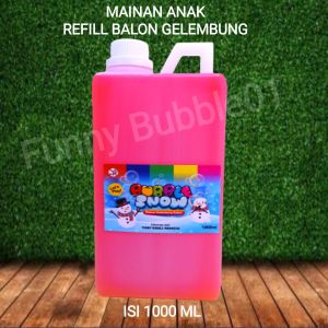 balon gelembung 1000 ml | Isi ulang bubble gun camera dan stik