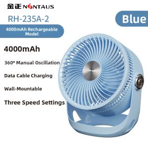 LIWAN | Oscillating Desktop and Floor Fan Silent Air Circulator