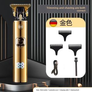 MONLEYTA | German Precision Electric Hair Clippers Mens Shaving Machine Integrated Device Bald Head Grooming Tool One Two Use