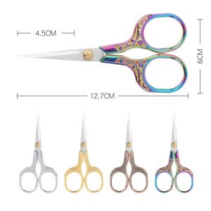 1PC Stainless Steel Vintage Scissors Sewing Fabric Cutter Embroidery Tailor Thread Scissor Tools for Sewing Shears