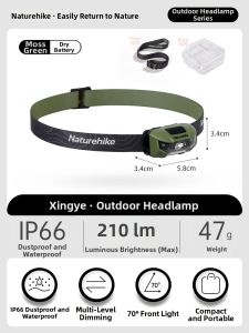 NatureHike | High Light Battery Ultra-light Waterproof Emergency Night Fishing Headlamp
